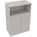 Neutralware Regalschrank endless 800 x 1.133 x 442 mm (B x H x T) verkehrsweiß – Produktbild 4