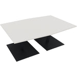 Neutralware Konferenztisch communication 2.000 x 720 x 1.000/1.100 mm (B x H x T) anthrazit metallic