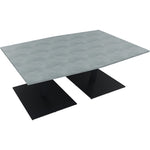 Neutralware Konferenztisch communication 2.000 x 720 x 1.000/1.100 mm (B x H x T) anthrazit metallic – Produktbild 6