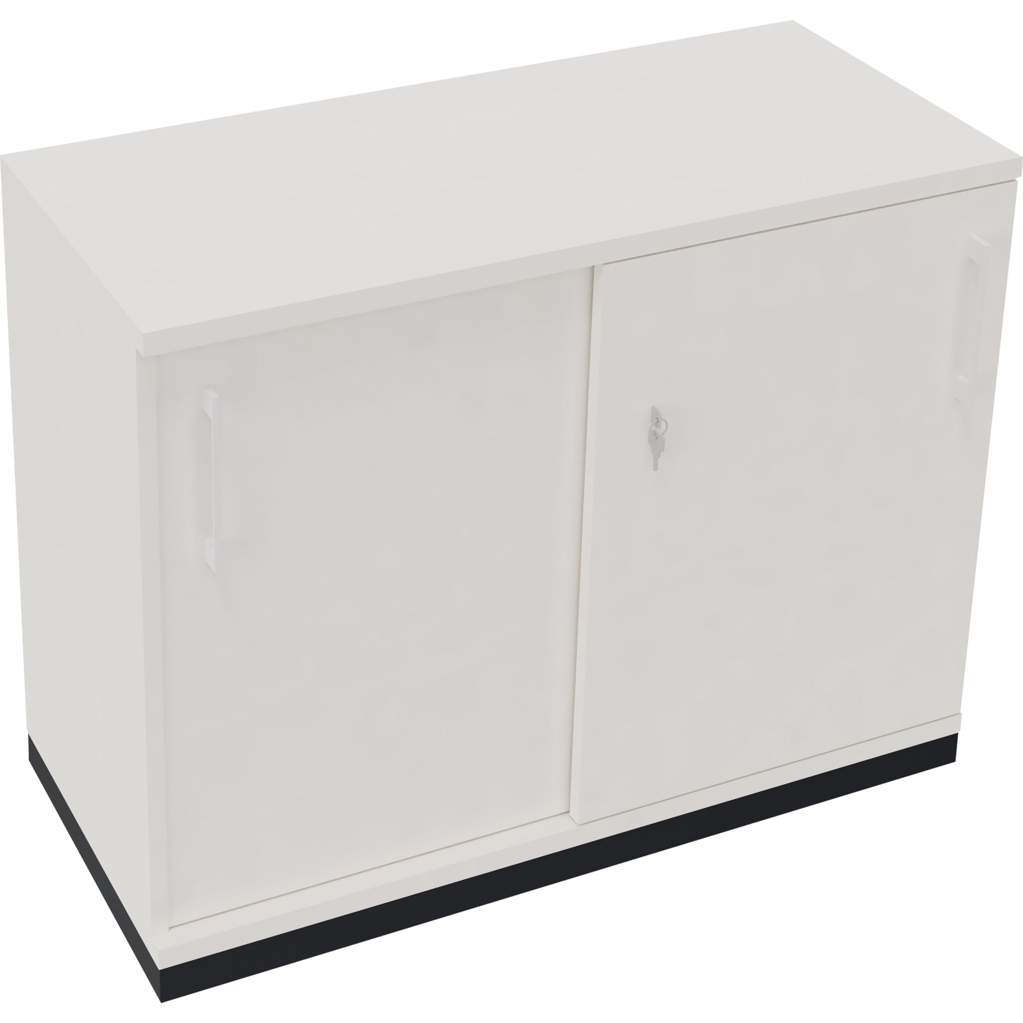 Neutralware Schiebetürenschrank endless 2 Ordnerhöhen anthrazit metallic