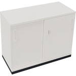 Neutralware Schiebetürenschrank endless 2 Ordnerhöhen anthrazit metallic