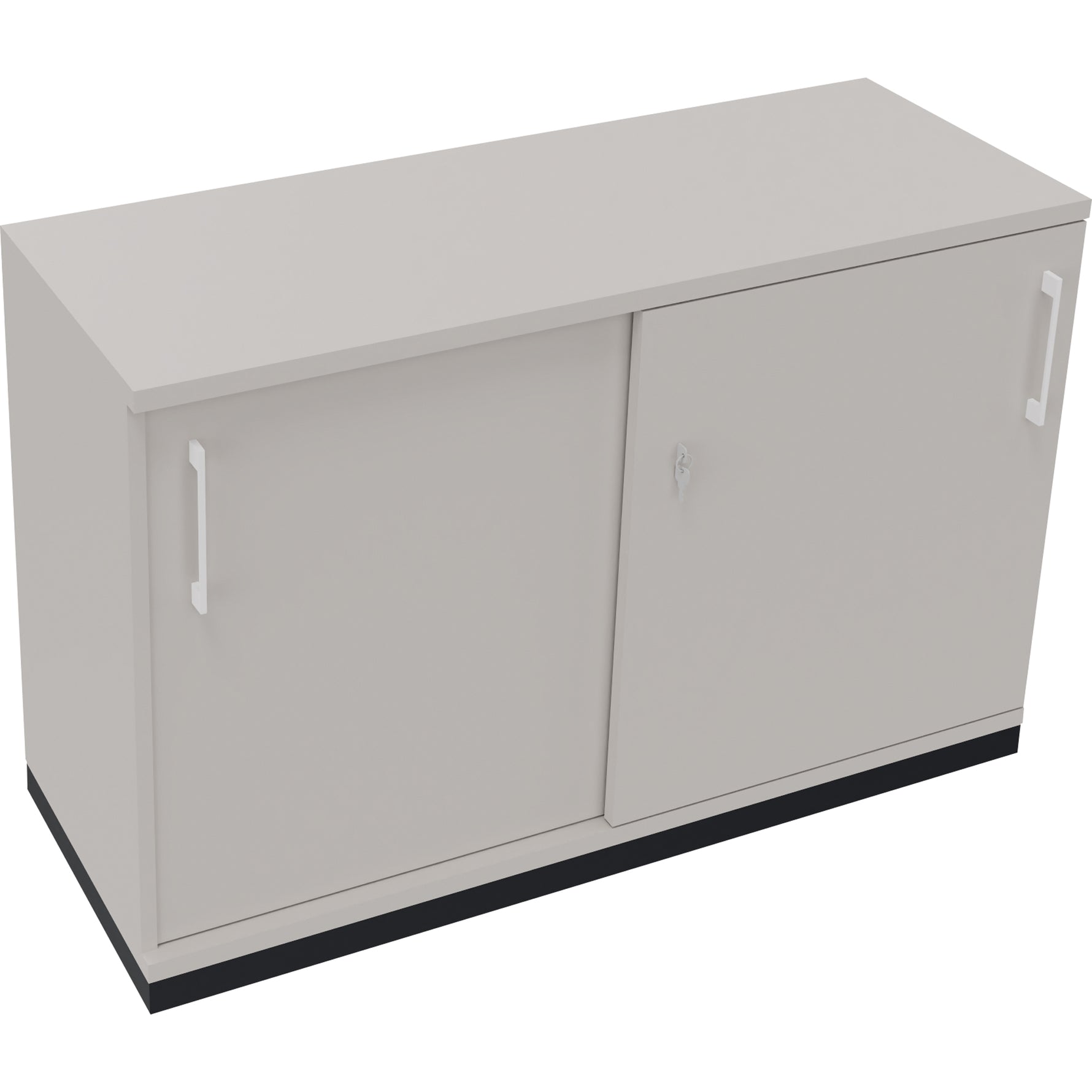 Neutralware Schiebetürenschrank endless 1.200 x 781 x 442 mm (B x H x T) anthrazit metallic – Produktbild 4