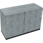 Schiebetürenschrank endless 1.200 x 781 x 442 mm (B x H x T) anthrazit metallic