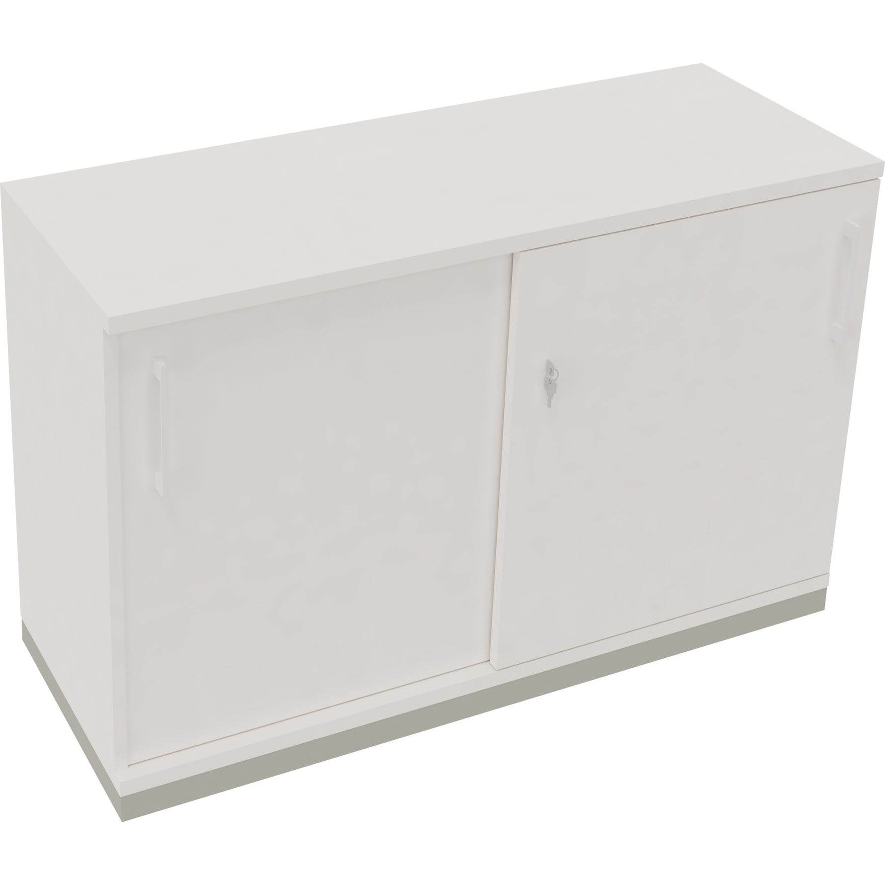 Neutralware Schiebetürenschrank endless 1.200 x 781 x 442 mm (B x H x T) silberaluminium
