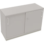 Neutralware Schiebetürenschrank endless 1.200 x 781 x 442 mm (B x H x T) silberaluminium – Produktbild 2