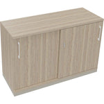 Schiebetürenschrank endless 1.200 x 781 x 442 mm (B x H x T) silberaluminium