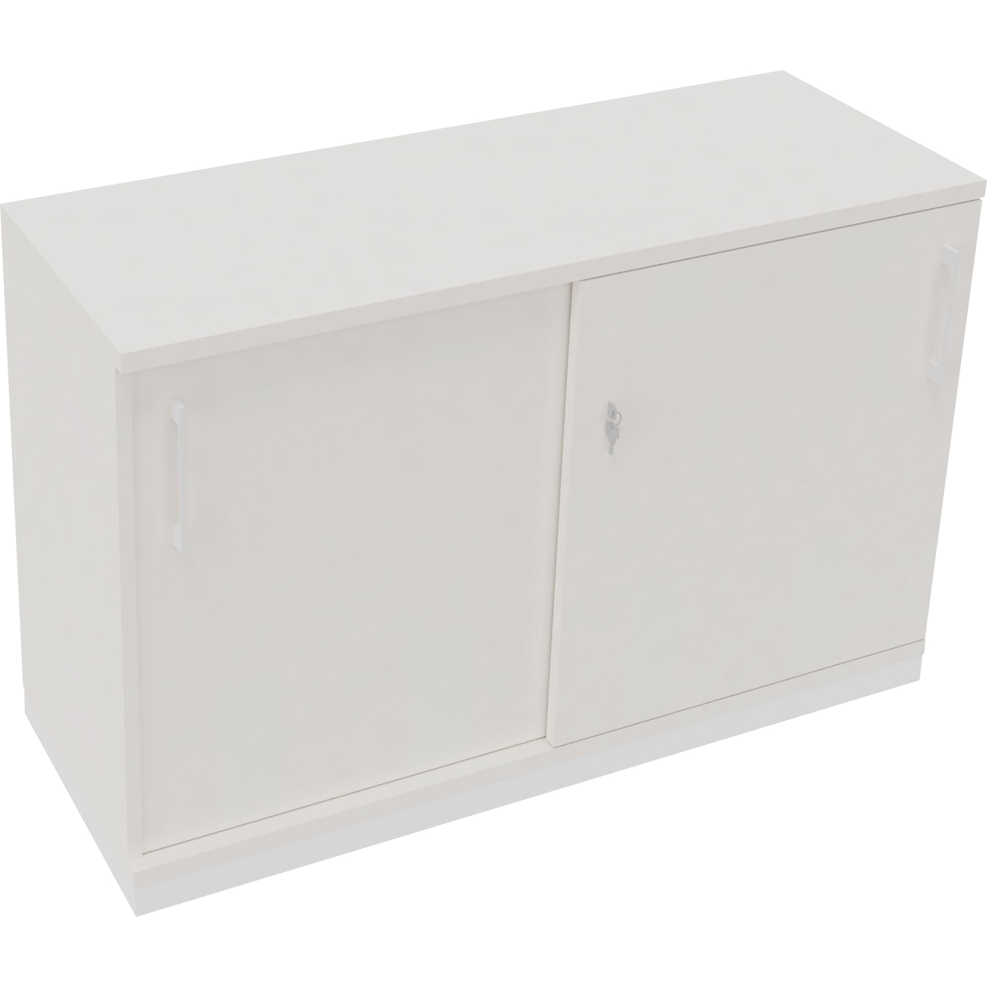 Neutralware Schiebetürenschrank endless 1.200 x 781 x 442 mm (B x H x T) verkehrsweiß