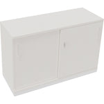 Neutralware Schiebetürenschrank endless 1.200 x 781 x 442 mm (B x H x T) verkehrsweiß