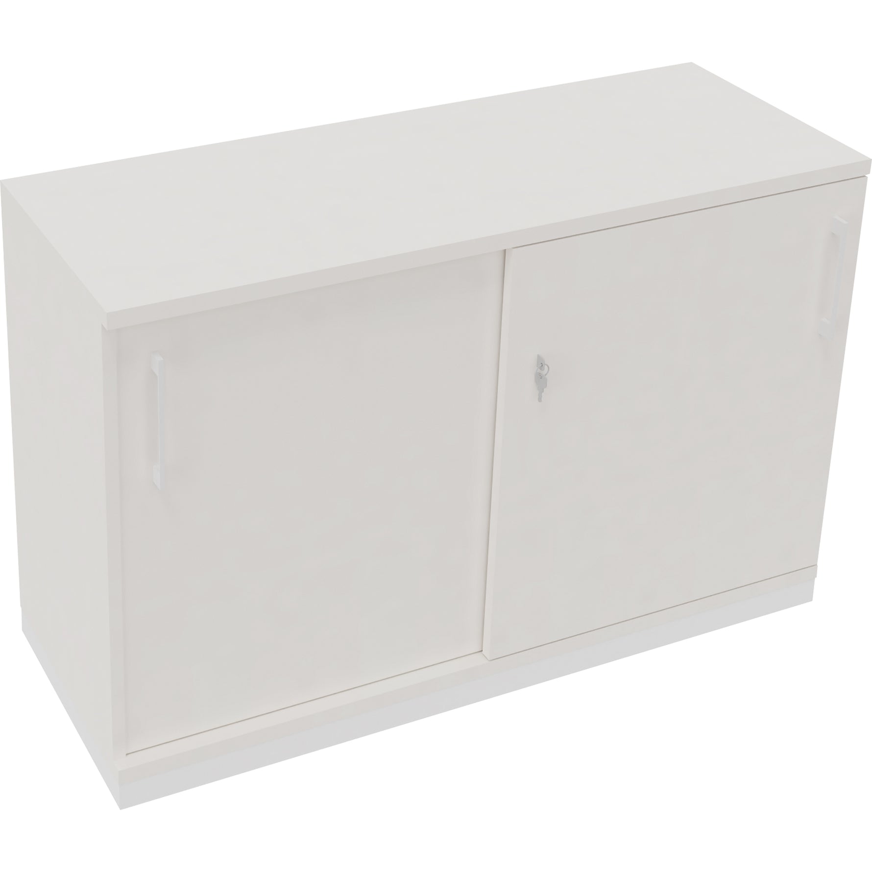 Neutralware Schiebetürenschrank endless 1.200 x 781 x 442 mm (B x H x T) verkehrsweiß