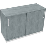 Schiebetürenschrank endless 1.200 x 781 x 442 mm (B x H x T) verkehrsweiß