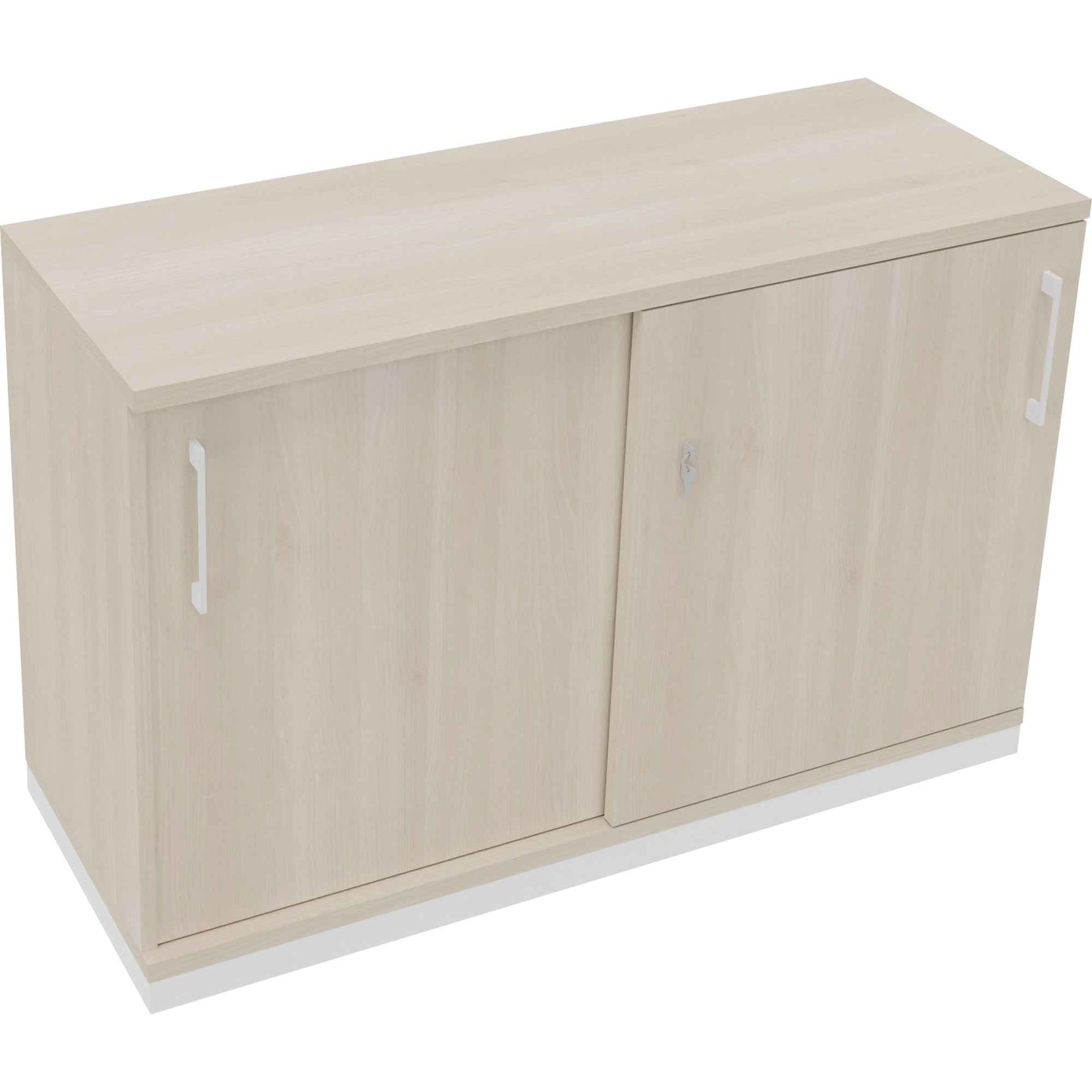 Schiebetürenschrank endless 1.200 x 781 x 442 mm (B x H x T) verkehrsweiß