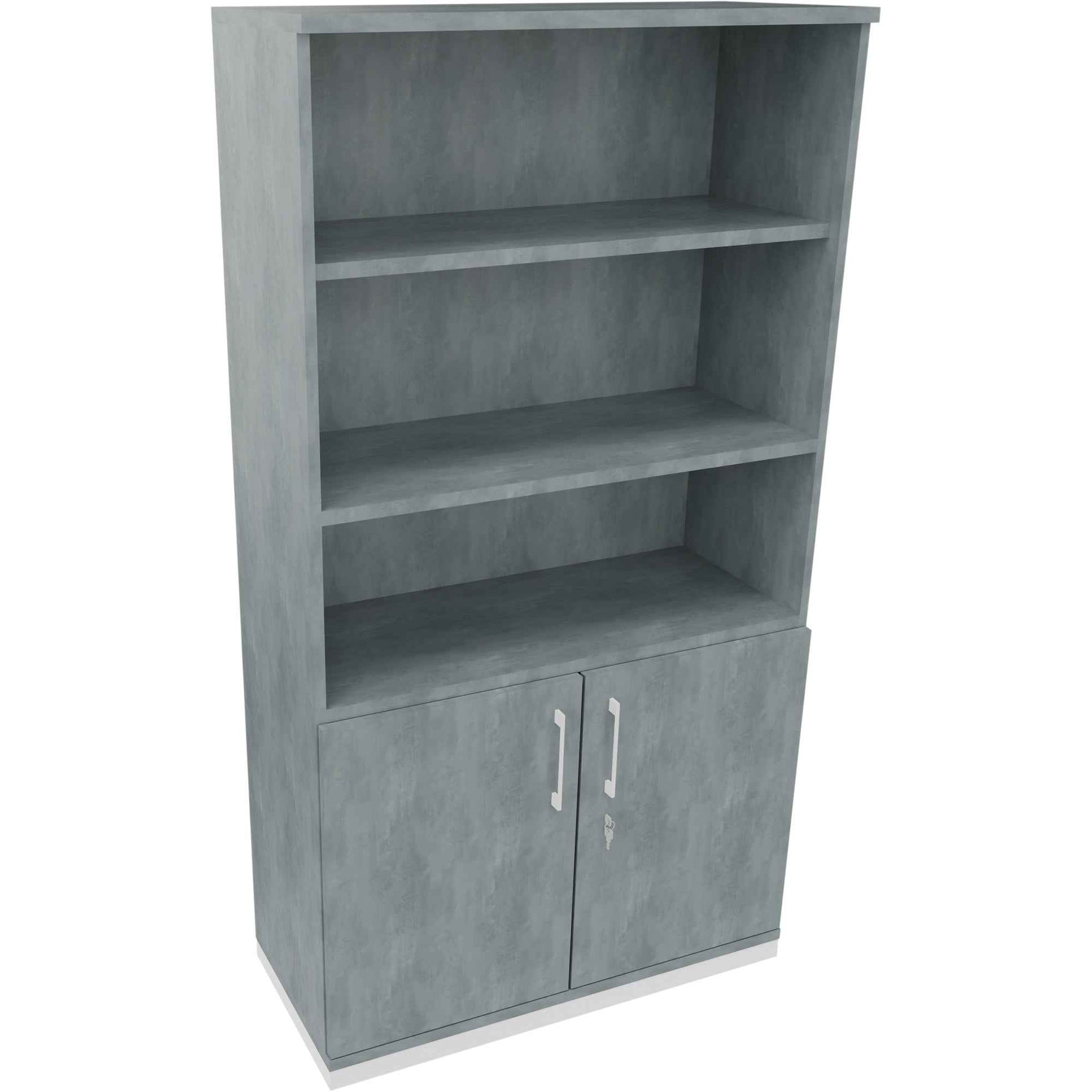 Regalschrank endless 1.000 x 1.869 x 442 mm (B x H x T) verkehrsweiß