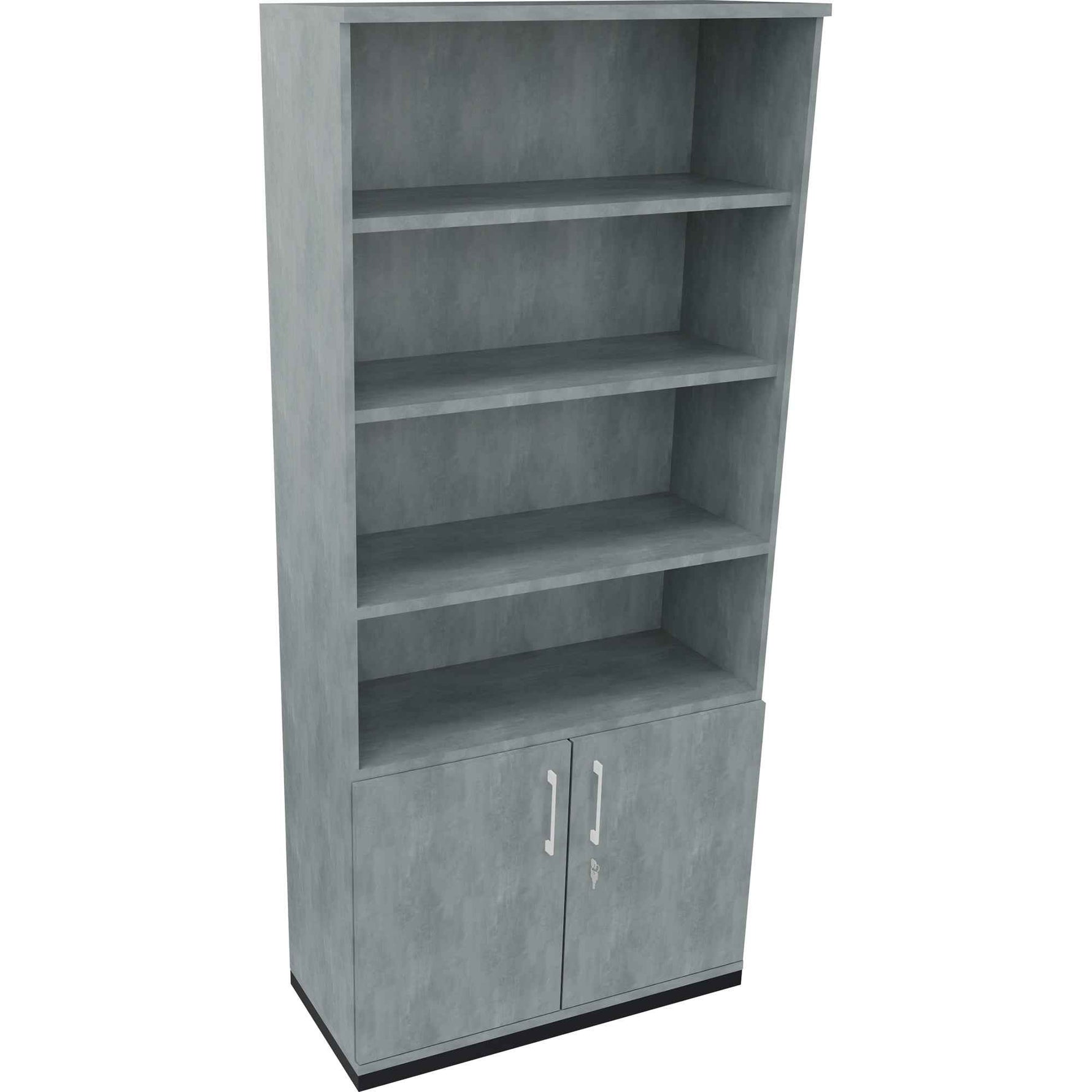 Regalschrank endless 1.000 x 2.221 x 442 mm (B x H x T) anthrazit metallic