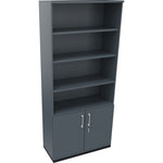 Neutralware Regalschrank endless 1.000 x 2.221 x 442 mm (B x H x T) anthrazit metallic – Produktbild 5