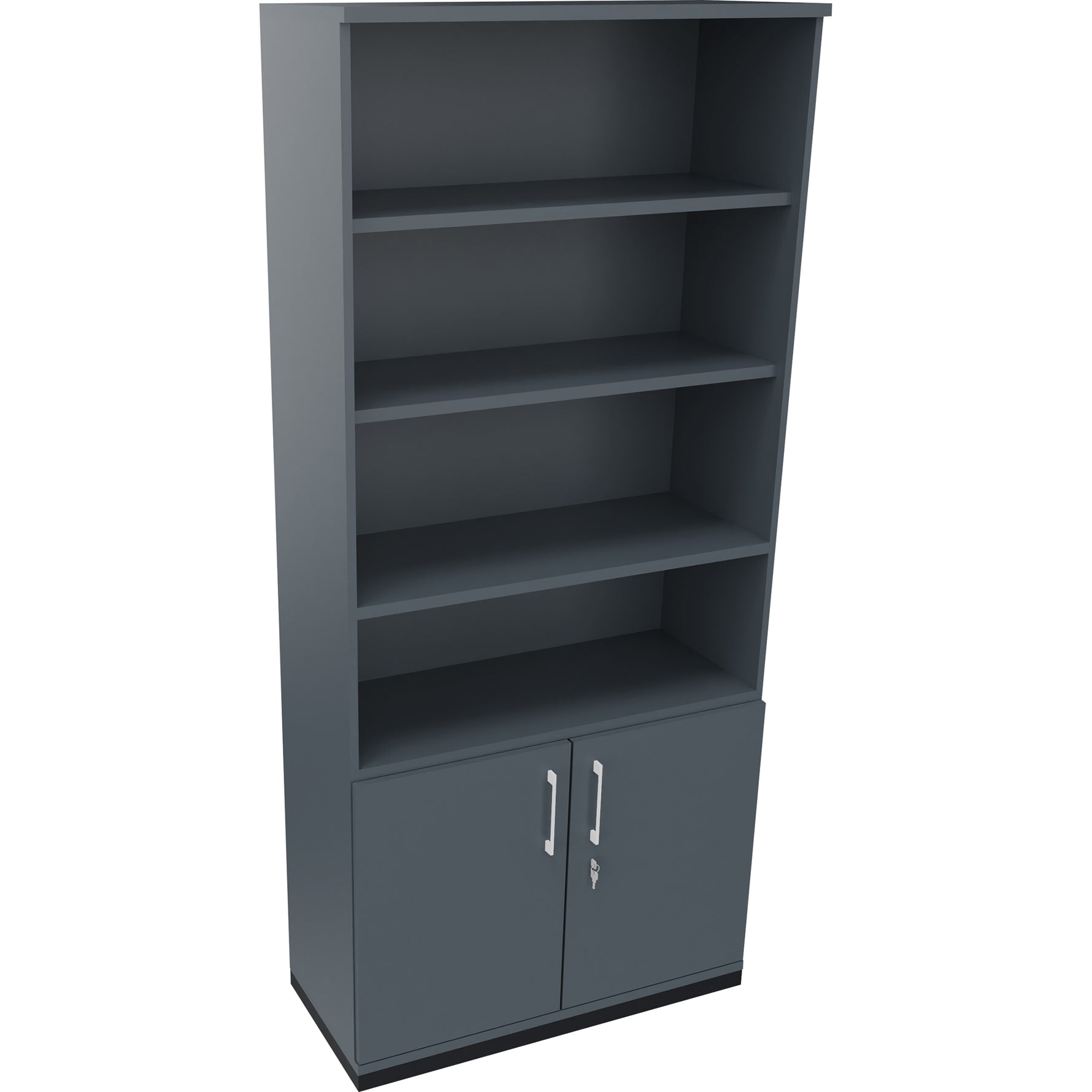Neutralware Regalschrank endless 1.000 x 2.221 x 442 mm (B x H x T) anthrazit metallic – Produktbild 5