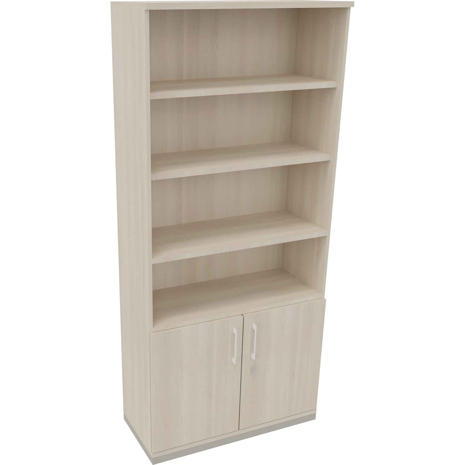 Regalschrank endless 1.000 x 2.221 x 442 mm (B x H x T) silberaluminium