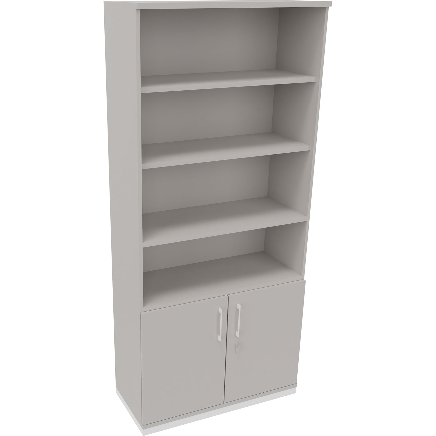Neutralware Regalschrank endless 1.000 x 2.221 x 442 mm (B x H x T) verkehrsweiß – Produktbild 4