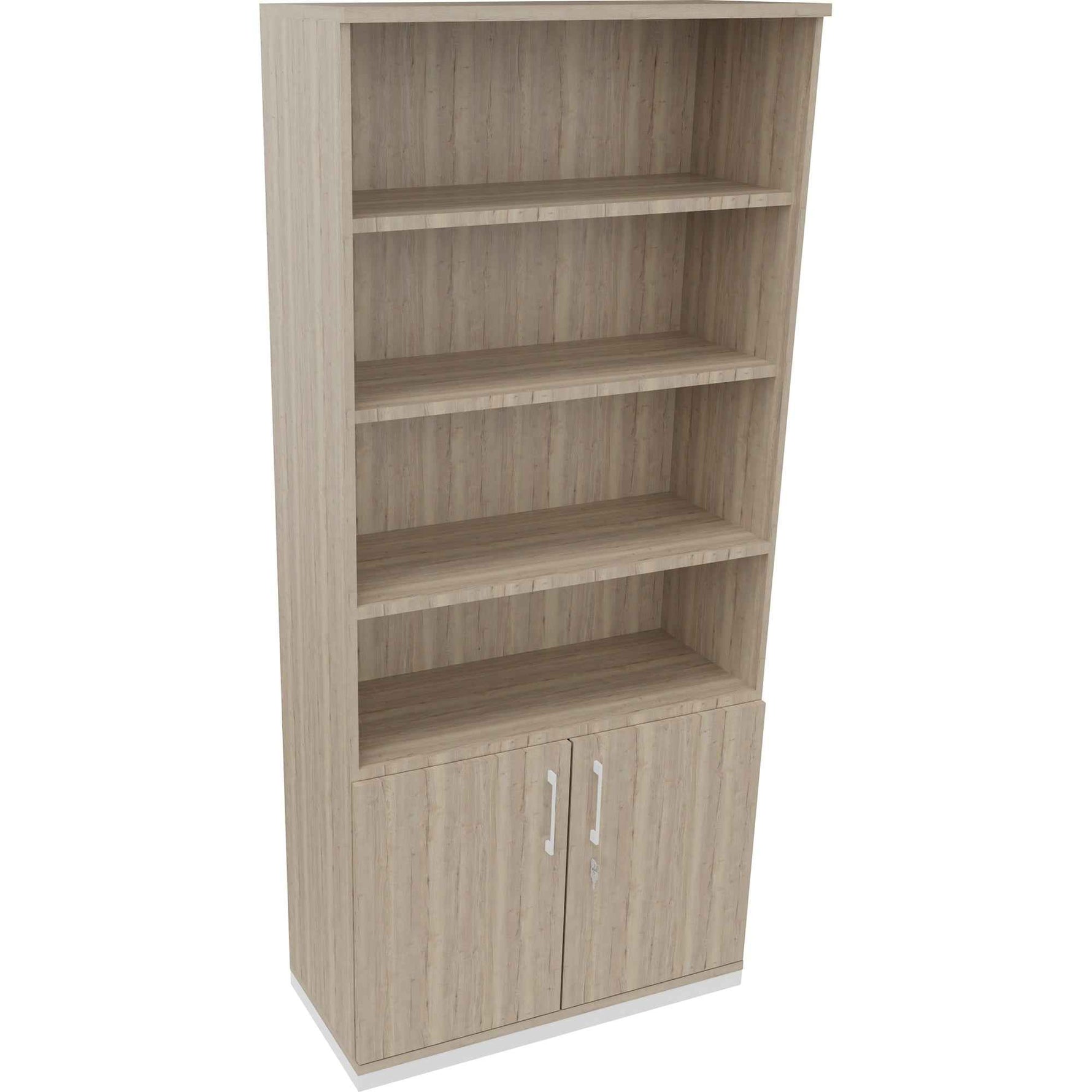 Regalschrank endless 1.000 x 2.221 x 442 mm (B x H x T) verkehrsweiß