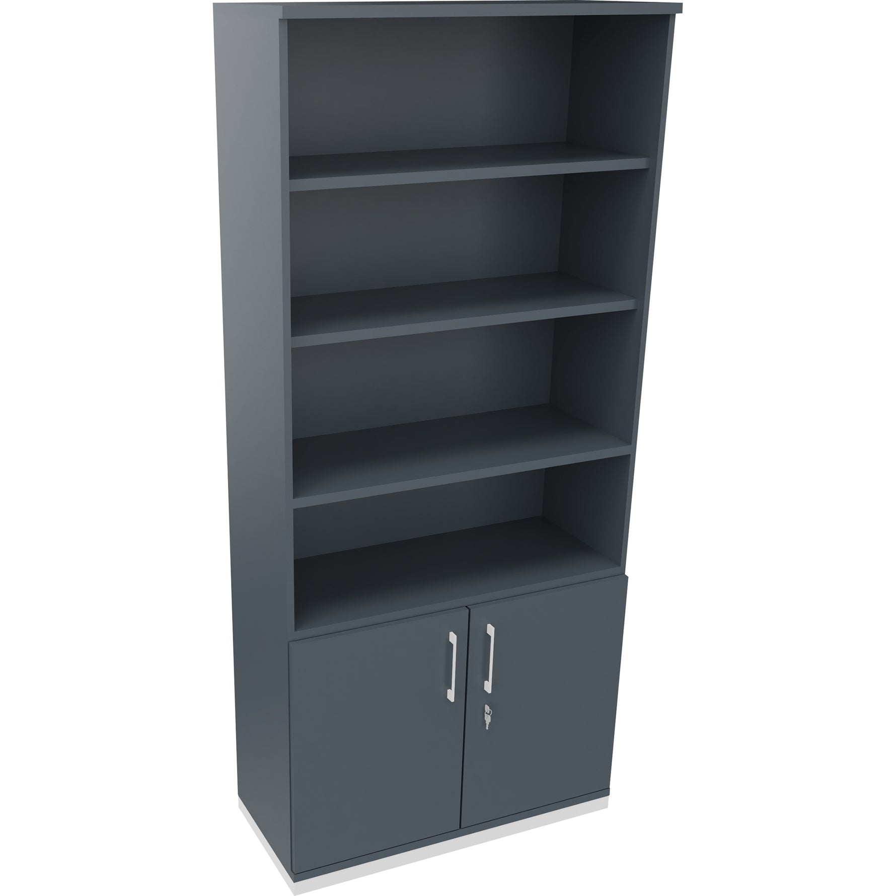 Neutralware Regalschrank endless 1.000 x 2.221 x 442 mm (B x H x T) verkehrsweiß – Produktbild 5