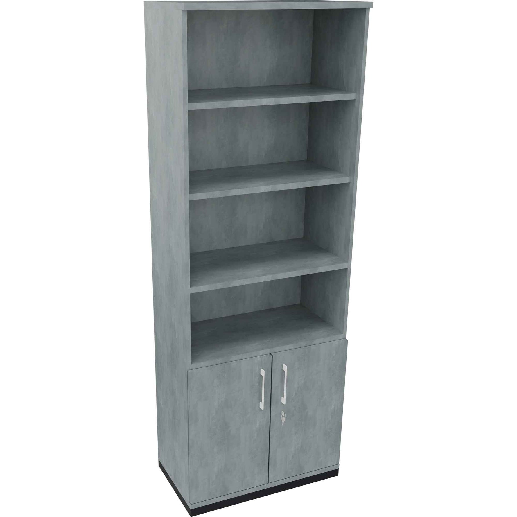 Regalschrank endless 800 x 2.221 x 442 mm (B x H x T) anthrazit metallic