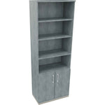 Regalschrank endless 800 x 2.221 x 442 mm (B x H x T) silberaluminium