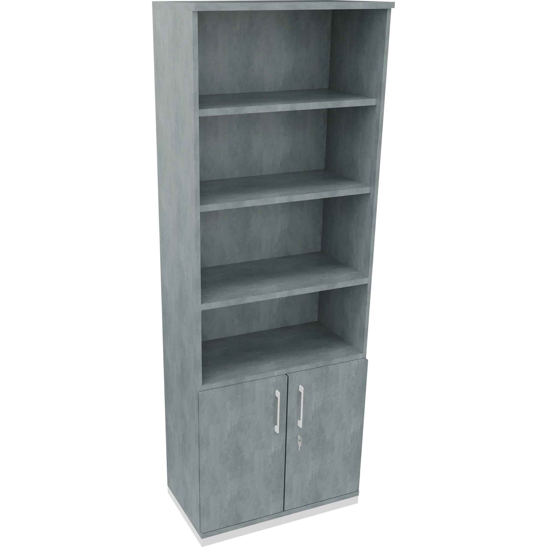 Regalschrank endless 800 x 2.221 x 442 mm (B x H x T) verkehrsweiß