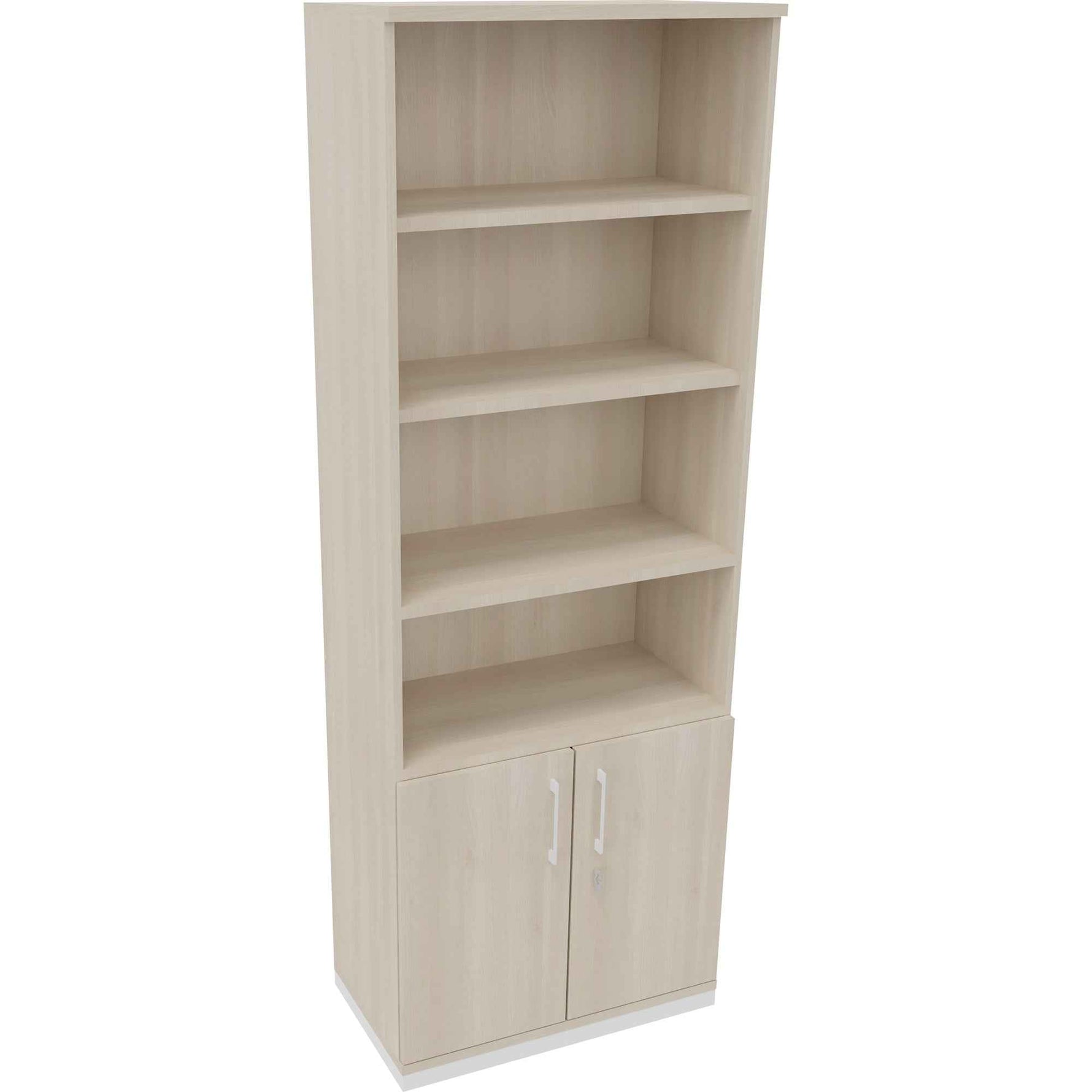 Regalschrank endless 800 x 2.221 x 442 mm (B x H x T) verkehrsweiß