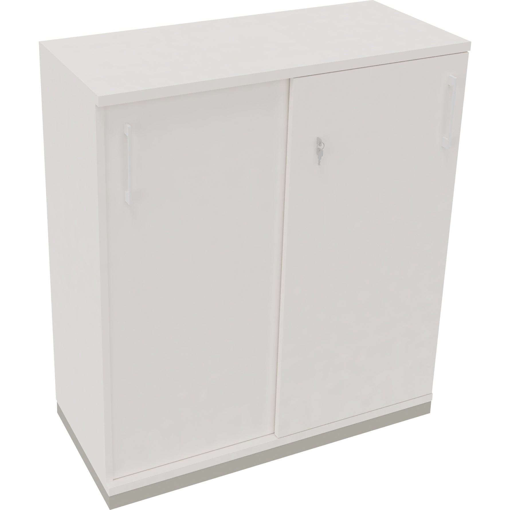 Neutralware Schiebetürenschrank endless silberaluminium