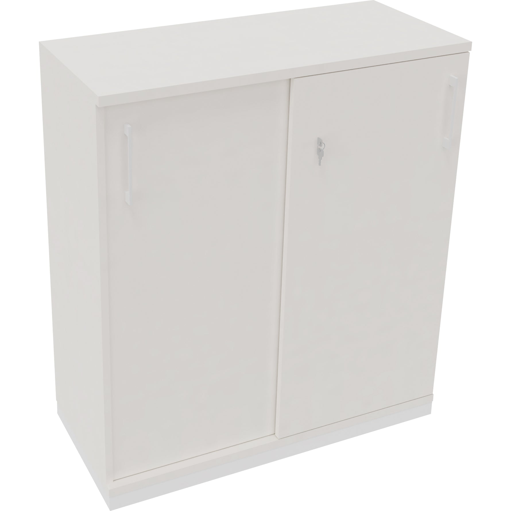 Neutralware Schiebetürenschrank endless verkehrsweiß