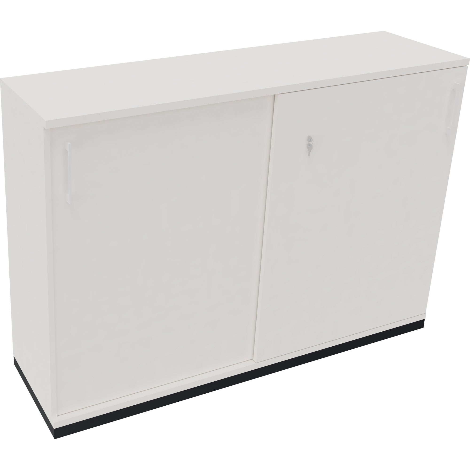 Neutralware Schiebetürenschrank endless 1.600 x 1.133 x 442 mm (B x H x T) anthrazit metallic