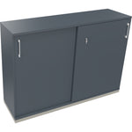 Neutralware Schiebetürenschrank endless 1.600 x 1.133 x 442 mm (B x H x T) silberaluminium – Produktbild 4