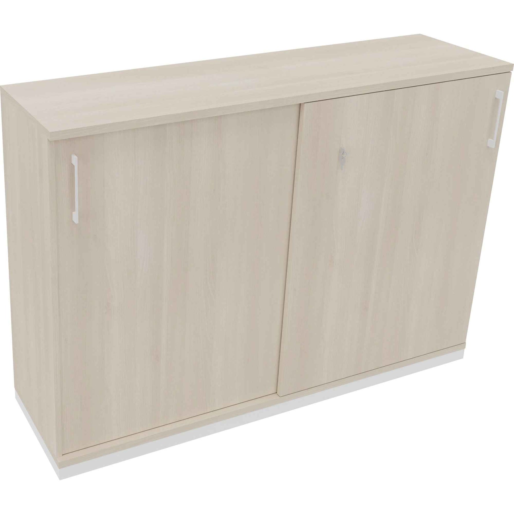 Schiebetürenschrank endless 1.600 x 1.133 x 442 mm (B x H x T) verkehrsweiß