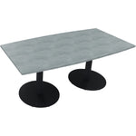 Neutralware Konferenztisch communication 1.800 x 720 x 800/900 mm (B x H x T) anthrazit metallic – Produktbild 6