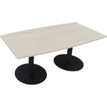 Neutralware Konferenztisch communication 1.800 x 720 x 800/900 mm (B x H x T) anthrazit metallic – Produktbild 3