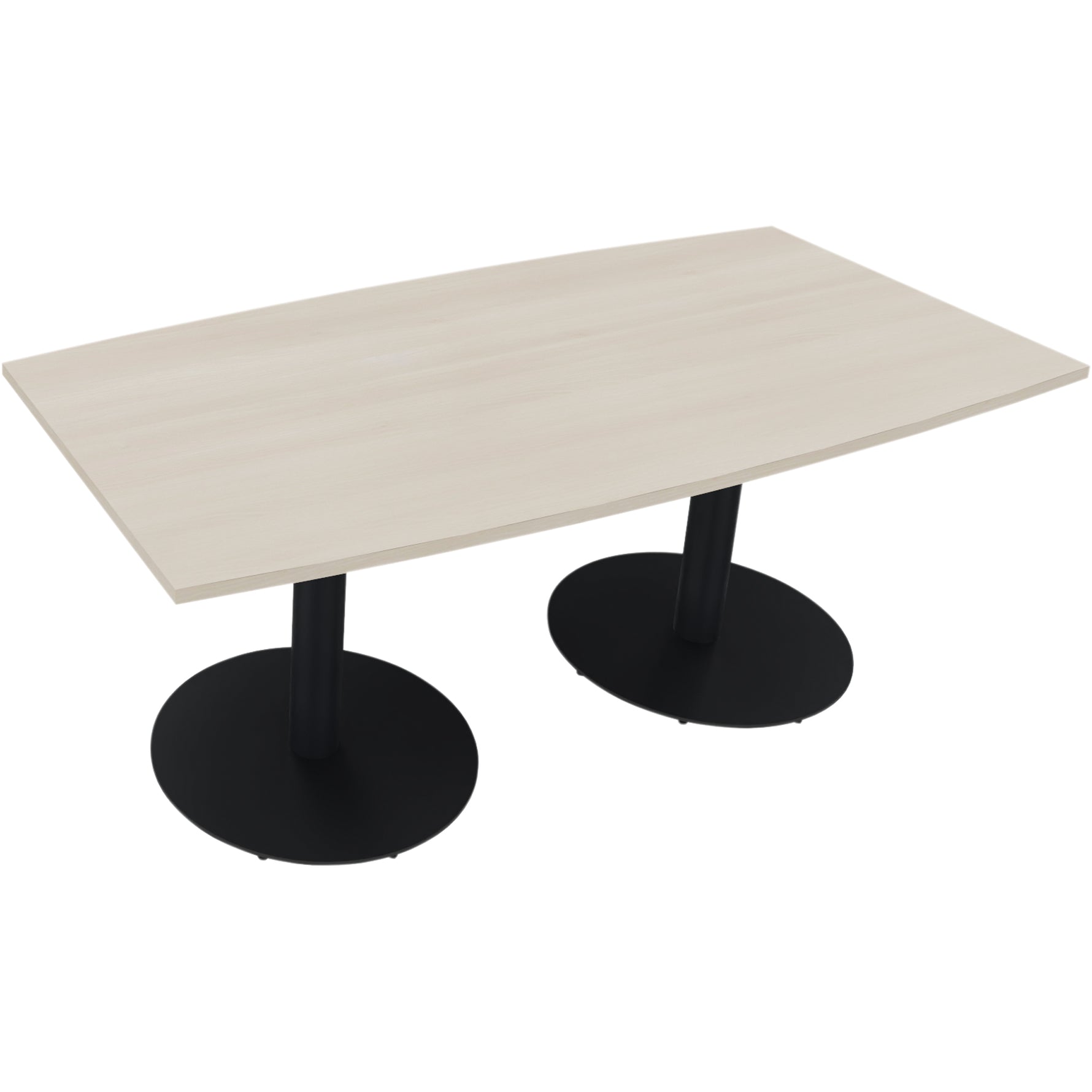 Neutralware Konferenztisch communication 1.800 x 720 x 800/900 mm (B x H x T) anthrazit metallic – Produktbild 3