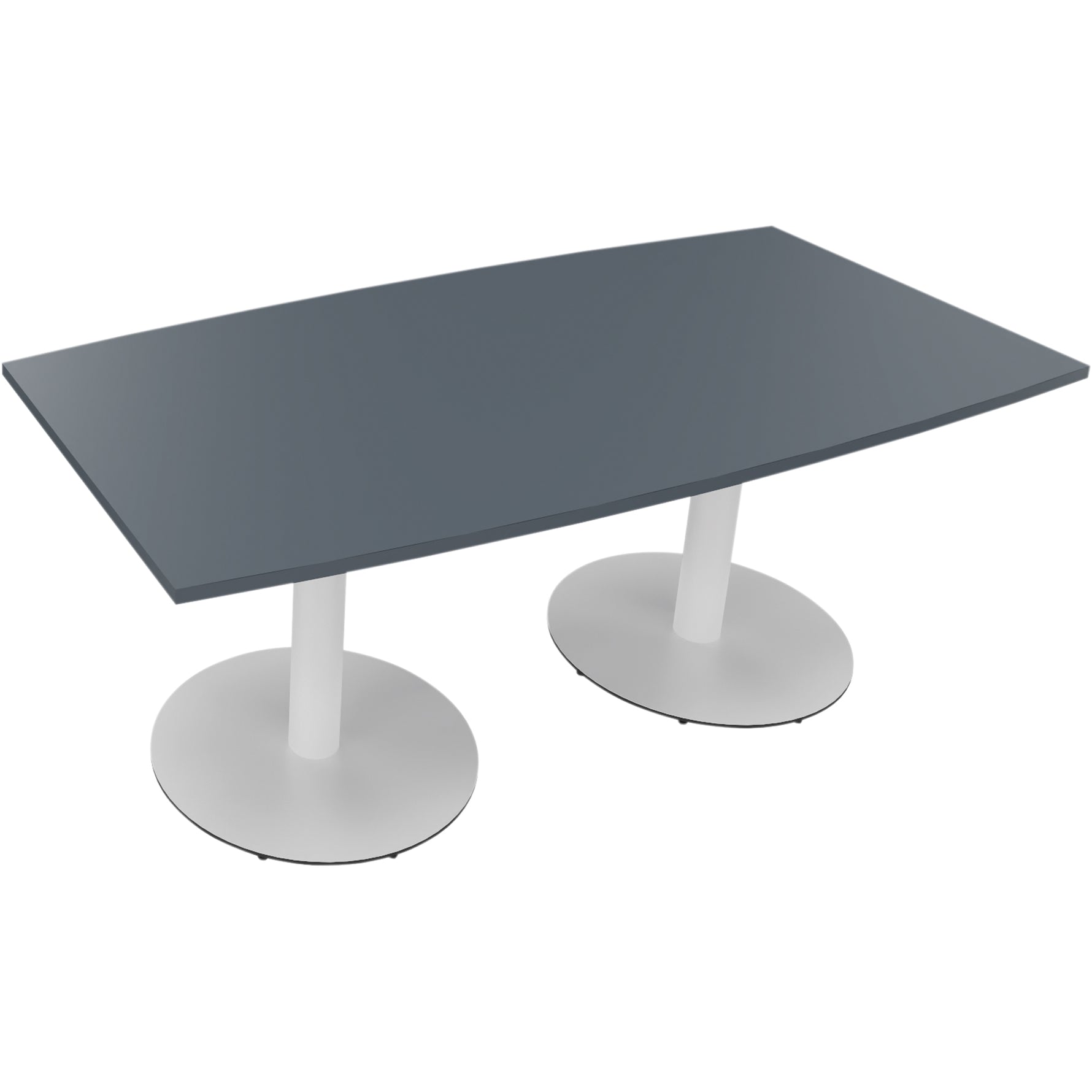 Neutralware Konferenztisch communication 1.800 x 720 x 800/900 mm (B x H x T) verkehrsweiß – Produktbild 5