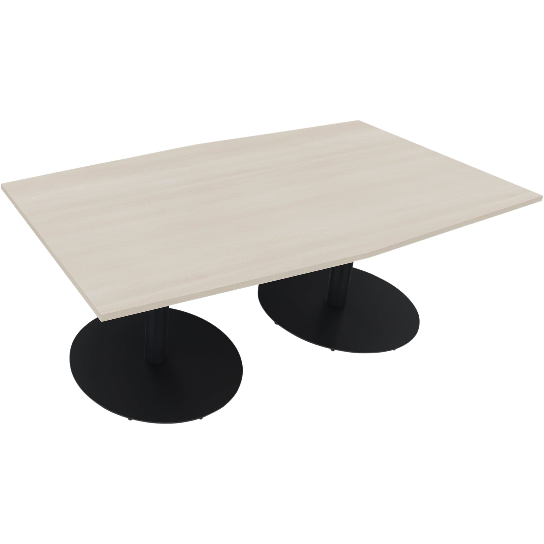 Neutralware Konferenztisch communication 2.000 x 720 x 1.000/1.100 mm (B x H x T) anthrazit metallic – Produktbild 3