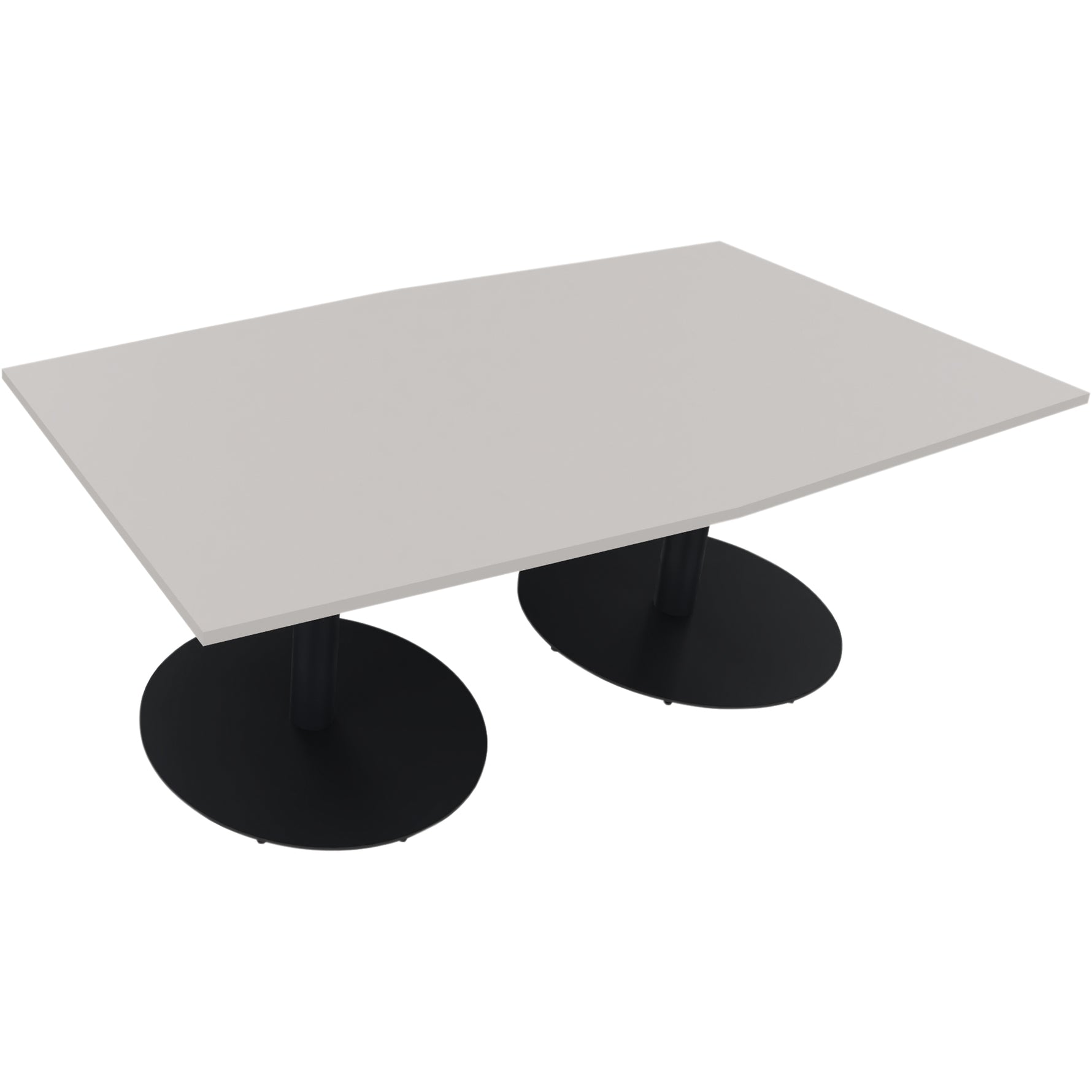Neutralware Konferenztisch communication 2.000 x 720 x 1.000/1.100 mm (B x H x T) anthrazit metallic – Produktbild 4