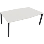 Neutralware Konferenztisch communication 2.000 x 680-820 x 1.000/1.100 mm (B x H x T) anthrazit metallic