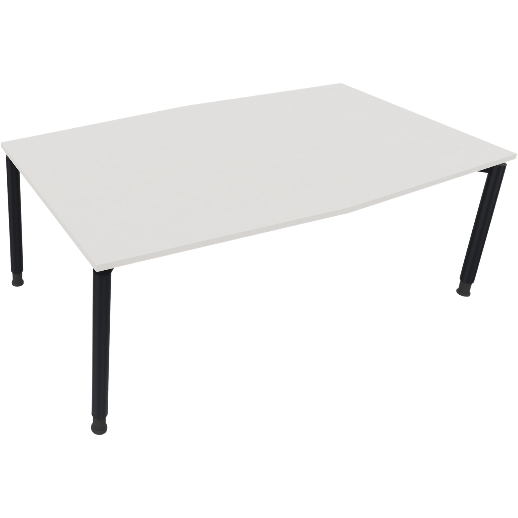 Neutralware Konferenztisch communication 2.000 x 680-820 x 1.000/1.100 mm (B x H x T) anthrazit metallic