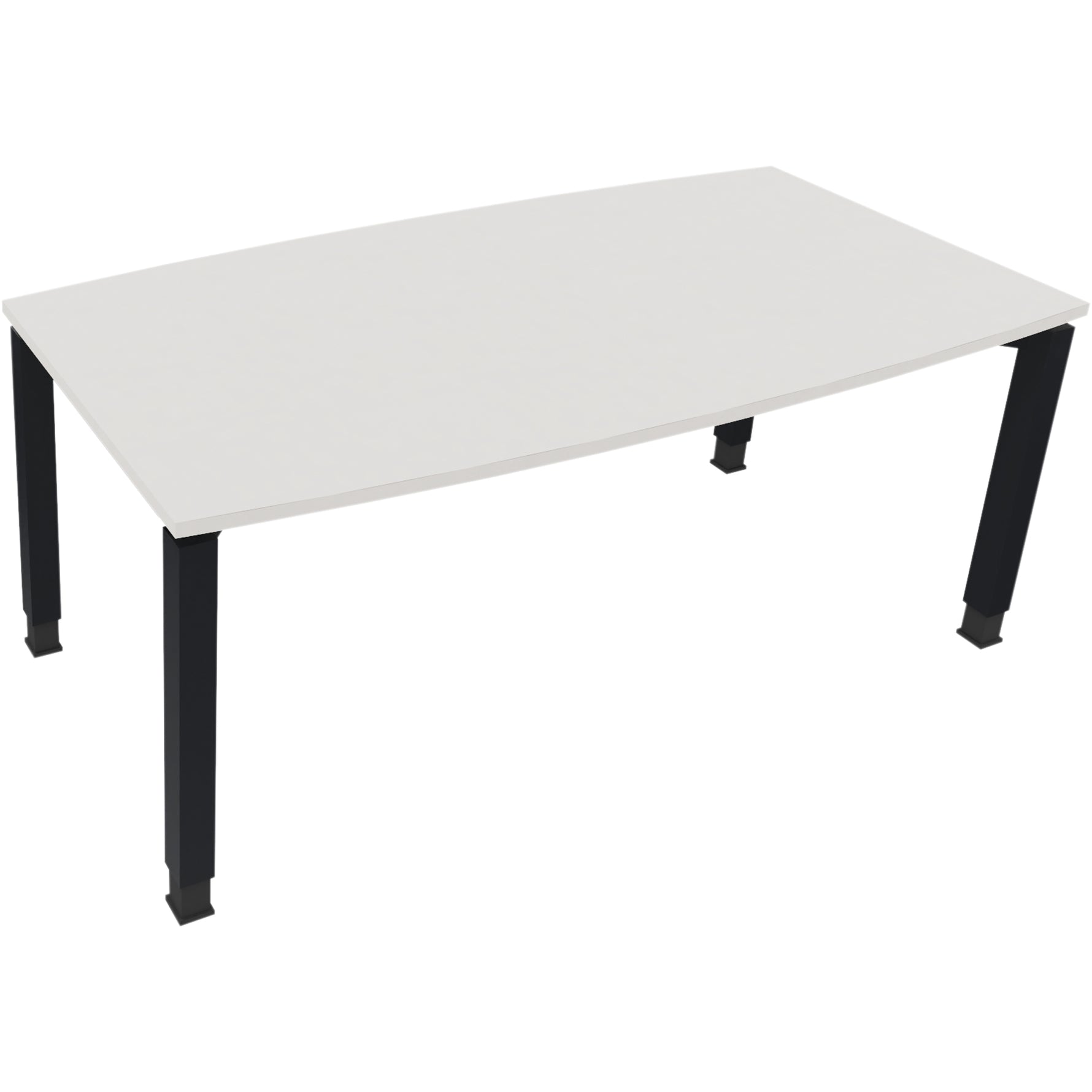 Neutralware Konferenztisch communication 1.800 x 680-820 x 800/900 mm (B x H x T) anthrazit metallic