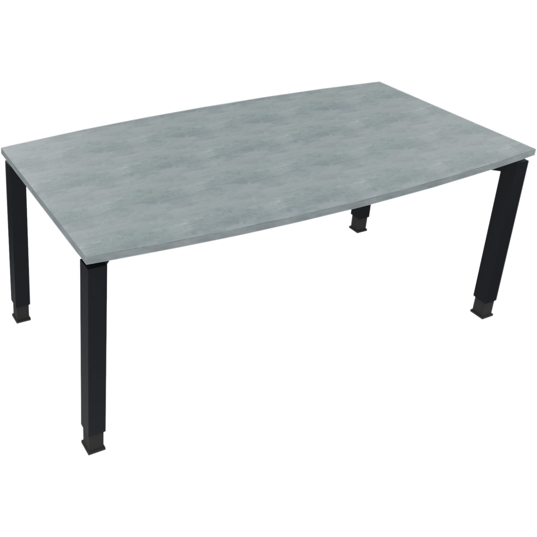 Neutralware Konferenztisch communication 1.800 x 680-820 x 800/900 mm (B x H x T) anthrazit metallic – Produktbild 6
