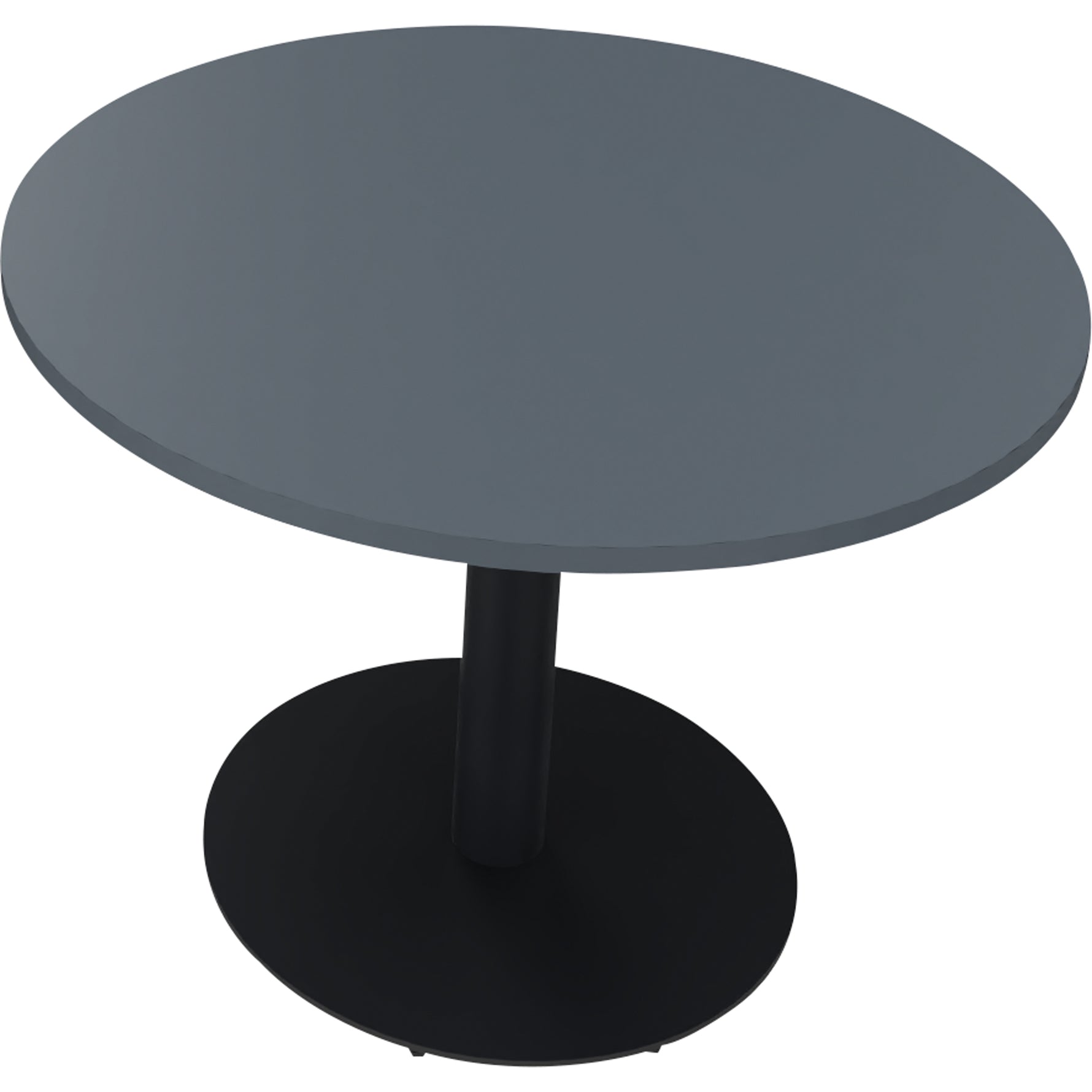 Neutralware Konferenztisch communication rund 1.000 x 720 mm (Ø x H) anthrazit metallic – Produktbild 5