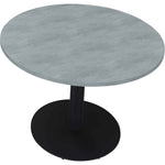 Konferenztisch communication rund 1.000 x 720 mm (Ø x H) anthrazit metallic