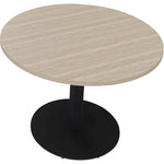 Konferenztisch communication rund 1.000 x 720 mm (Ø x H) anthrazit metallic