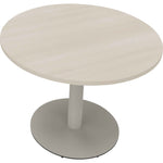 Konferenztisch communication rund 1.000 x 720 mm (Ø x H) silberaluminium