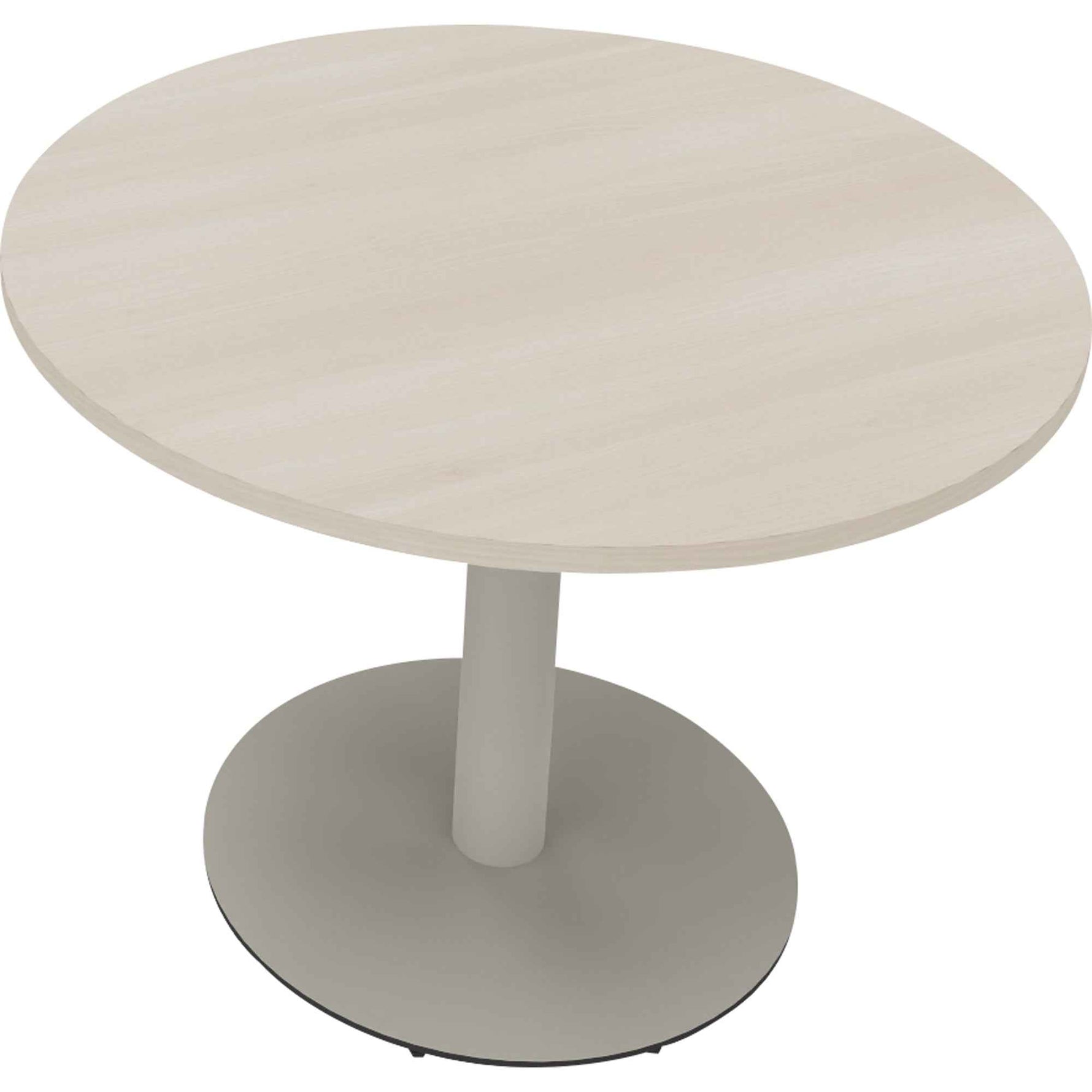 Konferenztisch communication rund 1.000 x 720 mm (Ø x H) silberaluminium