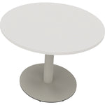 Neutralware Konferenztisch communication rund 1.000 x 720 mm (Ø x H) silberaluminium – Produktbild 3