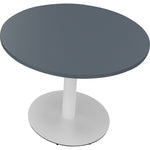 Neutralware Konferenztisch communication rund 1.000 x 720 mm (Ø x H) verkehrsweiß – Produktbild 5
