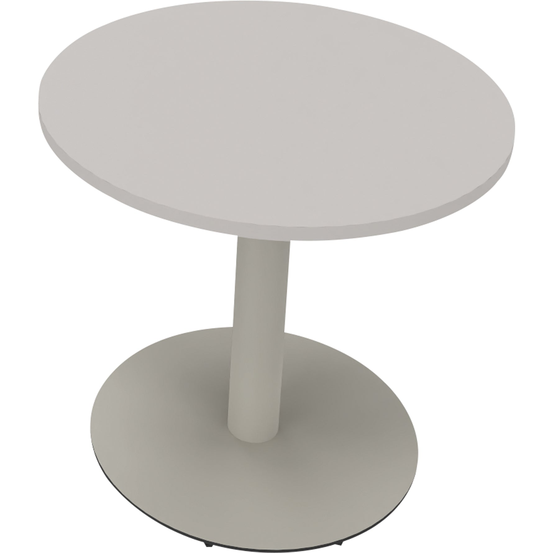 Neutralware Konferenztisch communication rund 800 x 720 mm (Ø x H) silberaluminium – Produktbild 4